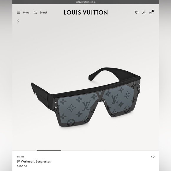 Louis Vuitton: Monogram LV Reflective Waimea L Sunglasses - Picture 3 of 16